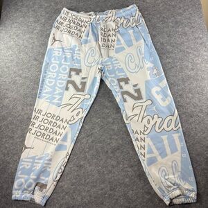 NIKE AIR JORDAN JOGGERS WOMENS SIZE XL BABY BLUE JORDAN DESIGN DD9298-438 NWT
